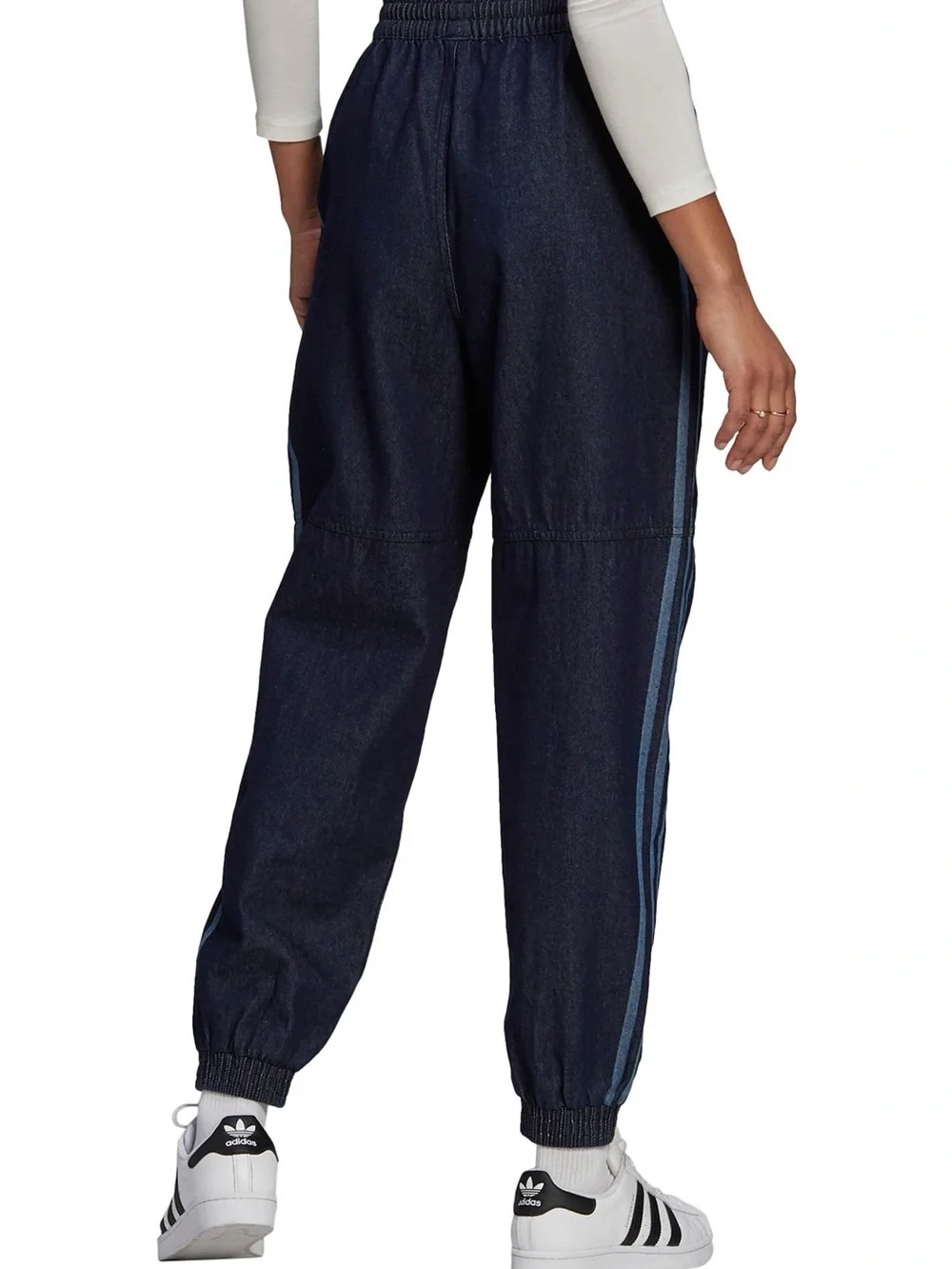 adidas Originals Japona Denim Track Pants Blue Joggers J/M Fits US XS S GM5376 - Picture 3 of 10